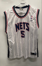 Load image into Gallery viewer, Reebok Boys White Brooklyn Nets Jason Kidd #5 Basketball Jersey Size XL