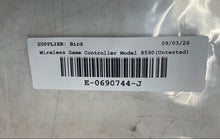 Load image into Gallery viewer, Black Rechargeable Wireless Video Game Controller Model 8590 Untested