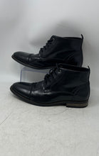 Load image into Gallery viewer, Bruno Marc Mens Warner-2 Black Leather Classic Cap Toe Oxford Ankle Boots Sz 9.5