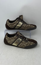 Load image into Gallery viewer, Guess Womens Brown Round Toe Low Top Lace-Up Sneaker Shoes Size 9.5 M