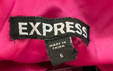 Load image into Gallery viewer, Express Womens Fuchsia Sleeveless Square Neck Pullover Sheath Dress Size 6