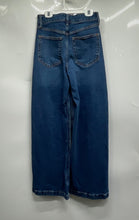 Load image into Gallery viewer, Gap Womens Blue Denim Dark Wash Stretch Pockets Wide-Leg Jeans Size 25/0P