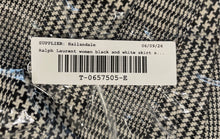 Load image into Gallery viewer, Authentic Lauren Ralph Lauren Womens Black White Printed Mini Skirt Size 12