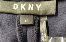Load image into Gallery viewer, DKNY Womens Navy Blue Pockets Straight Leg Dress Pants Size 6P