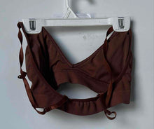 Load image into Gallery viewer, Danskin Intimates Womens Brown Adjustable Strap Ribbed Sports Bra Size Medium