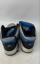 Load image into Gallery viewer, Leopard Mens Gray Black Blue Round Toe High Top Lace-Up Sneaker Shoes Size 7.5