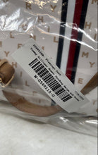 Load image into Gallery viewer, Tommy Hilfiger Womens Beige And Brown Monogram Print Satchel Handbag With Tags