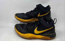 Load image into Gallery viewer, Nike Mens Zoom Rev Black Yellow Lace-Up Basketball Sneaker Shoes Size 11
