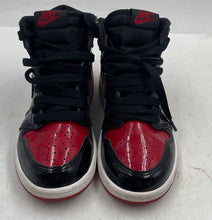 Load image into Gallery viewer, Authentic Nike Boys Air Jordan 1 Retro High OG PS Black Red Sneaker Shoes Sz 1Y