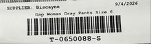 Load image into Gallery viewer, Gap Womens Gray Cotton Stretch Pockets Flared Leg Trouser Pants Size 6