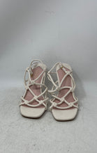 Load image into Gallery viewer, Kate Spade New York Womens Coco White Leather Knotted Strappy Heels Size 10B