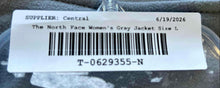 Load image into Gallery viewer, The North Face Womens Gray Apex Barrier Long Sleeve Soft Shell Jacket Size Large
