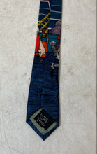 Load image into Gallery viewer, Toons Football Mens Multicolor Printed Miami Dolphins Pointed Tie One Size