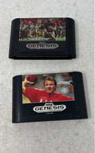 Load image into Gallery viewer, Lot Of 2 Pcs Sega Genesis Joe Montana Football Video Game Cartridge