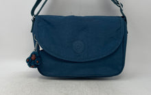 Load image into Gallery viewer, Kipling Womens Blue Inner Pockets Adjustable Strap Shoulder Crossbody Bag
