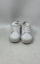 Load image into Gallery viewer, Vans Boys Seldan 500714 White Leather Lace-Up Sneakers Shoes Size 2.0Y