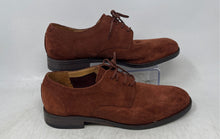 Load image into Gallery viewer, Clarks Mens Brown Suede Lace-Up Round Toe Derby Dress Shoes Size 7M