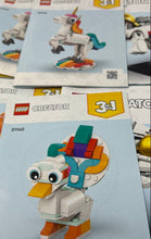 Load image into Gallery viewer, Lot Of 12 Pieces Lego Creator Mixed Building Toy Instruction Manual Books