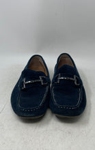 Load image into Gallery viewer, Alfani Mens James Navy Blue Suede Slip-On Round Toe Loafer Shoes Size 9M
