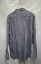 Load image into Gallery viewer, Robert Graham Mens White Blue Houndstooth Tailored Fit Button-Up Shirt Size 2XL