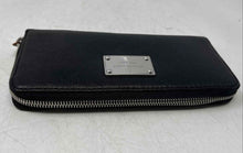 Load image into Gallery viewer, Michael Kors Womens Jet Set Black Leather Continental Zip-Around Wallet