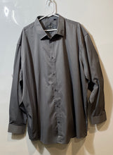Load image into Gallery viewer, Flex Mens Gray Long Sleeve Spread Collar Lightweight Button-Up Shirt Size 4XL