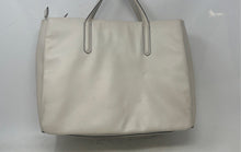 Load image into Gallery viewer, Nine West Womens White Leather Inner Pockets Double Handle Shoulder Handbag