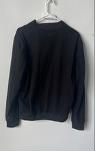 Load image into Gallery viewer, Zara Unisex Black Long Sleeve Stand-Up Collar Full-Zip Bomber Jacket Size L