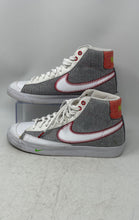 Load image into Gallery viewer, Nike Mens Blazer Mid 77 CW5838-022 Gray Red Orange Sneakers Shoes Size 12