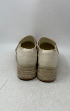 Load image into Gallery viewer, Dolce Vita Womens Cream Leather Slip-On Wedge Heel Loafer Shoes Size 11