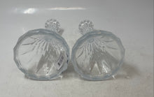 Load image into Gallery viewer, Set Of 2 Pcs Mikasa Capella Crystal Clear Candlestick Holder Collectible