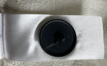 Load image into Gallery viewer, Zara Womens White Black Linen Pockets Long Sleeve Blouse Top Size Small