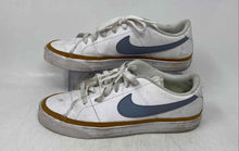 Load image into Gallery viewer, Nike Womens Court Legacy NN DH3161-108 White Blue Gold Sneakers Shoes Size 9.5