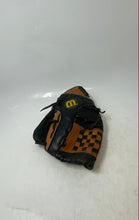 Load image into Gallery viewer, Wilson A500 Youth Black Tan Left Hand Throw Sports Equipment Baseball Glove