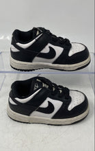 Load image into Gallery viewer, Nike Kids Dunk Low White Black Low Top Slip-On Sneaker Shoes Size 6C