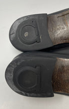 Load image into Gallery viewer, Authentic Salvatore Ferragamo Mens Black Leather Loafer Shoes Size 9 D Damaged