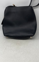 Load image into Gallery viewer, Anne Klein Womens Black Bottom Stud Zipper Inner Pocket Shoulder Handbag