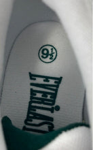 Load image into Gallery viewer, Everlast Womens White Green Lace-Up Low Top Round Toe Sneakers Shoes Size 9.5