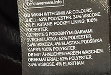Load image into Gallery viewer, H&M Womens Blue Pockets Stretch Straight Leg Trouser Pants Size 2
