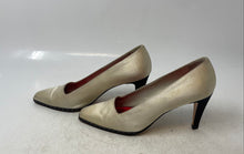 Load image into Gallery viewer, Anne Klein Womens Beige Square Toe Slip-On Stiletto Pump Heels Size 7