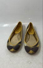 Load image into Gallery viewer, Coach Womens Yellow Brown Signature Print Round Toe Slip-On Ballet Flats Size 7B