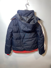 Load image into Gallery viewer, DC x P.E Nation Womens Black Long Sleeve Hooded Full-Zip Ski Jacket Size M