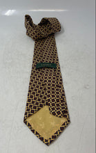 Load image into Gallery viewer, Lauren Ralph Lauren Mens Multicolor Geometric Print Keeper Loop Pointed Tie