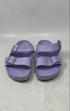 Load image into Gallery viewer, Birkenstock Womens Arizona Purple Open Toe Double Buckles Slide Sandal Sz EUR 39
