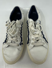 Load image into Gallery viewer, Authentic Tory Burch Womens 36558 White Sneaker Shoes Size 7.5M Damaged
