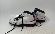Load image into Gallery viewer, Nike Boys Air Jordan 2 DQ8564-106 White Leather Mid Top Basketball Shoes Size 3Y