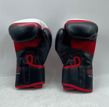 Load image into Gallery viewer, Sanabul Essential Mens Black Red Gel Boxing Gloves And Accessories 4 Pcs