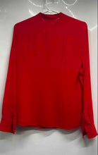 Load image into Gallery viewer, A/X Armani Exchange Womens Red Long Sleeve Crew Neck Blouse Top Size S/P
