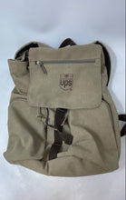 Load image into Gallery viewer, UPS Mens Tan Durable Multi Pocket Adjustable Strap Shoulder Backpack