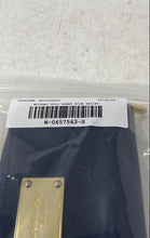 Load image into Gallery viewer, Michael Kors Womens Blue Leather Inner Divider Accordion Zip-Around Wallet